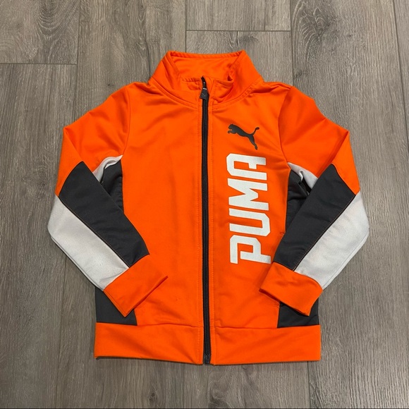 Puma Other - Puma Kids Orange Track Jacket - Kid Size 5